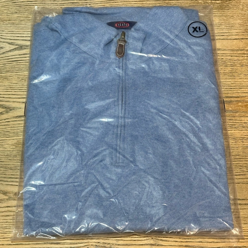 NEW In Package Silverlake Pull Over By Overton Mens LX Long Sleeve Shirt